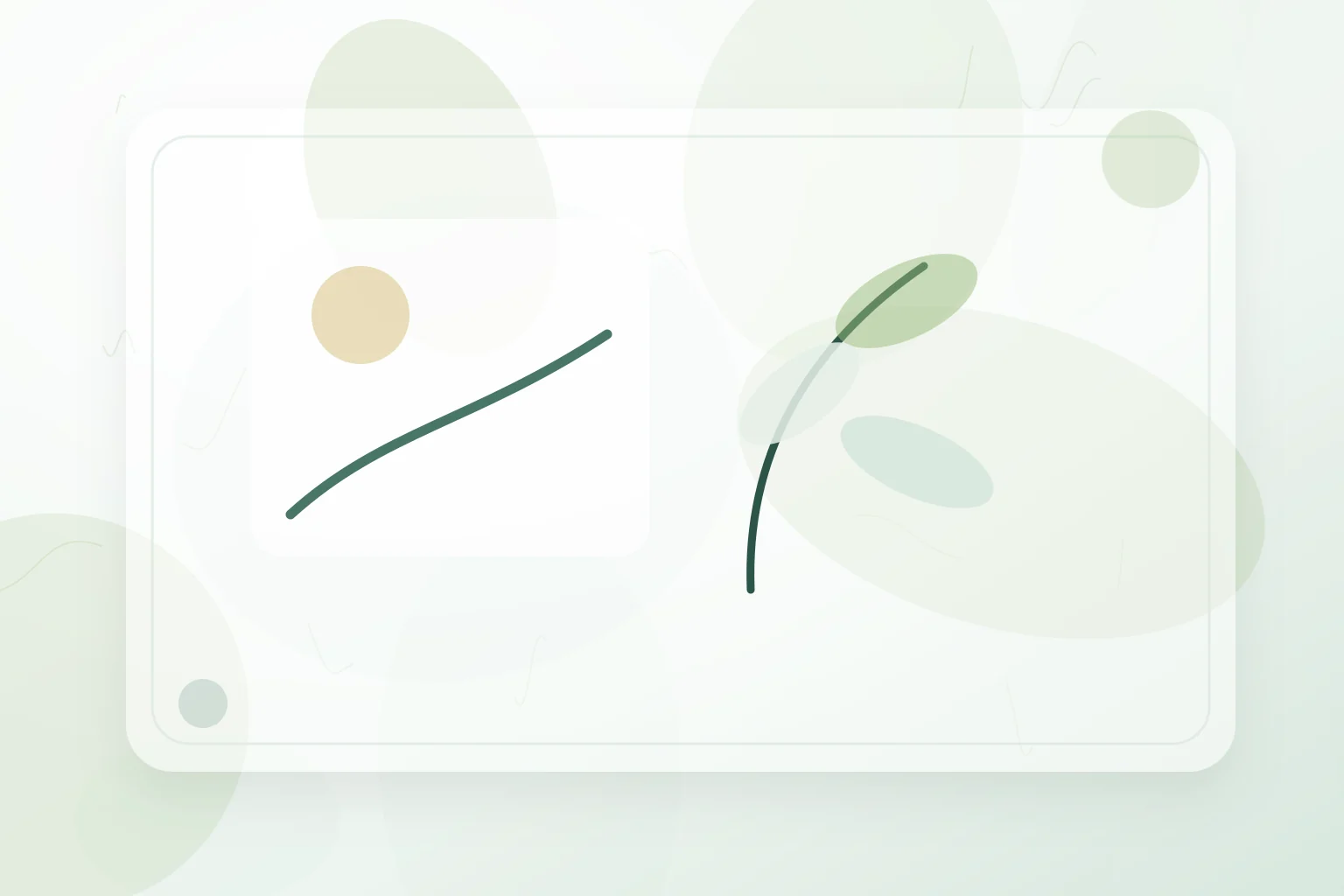 Window-light scene with a winding path and soft leaves, illustrating walking for mental health.