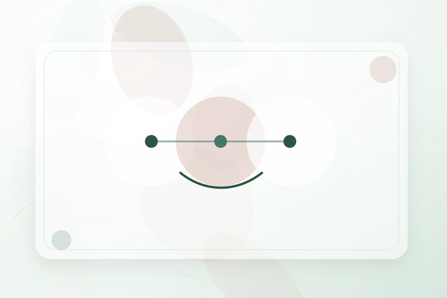Overlapping relationship circles connected by repair lines, illustrating attachment styles.