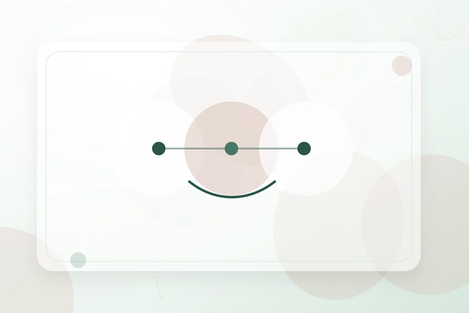 Overlapping relationship circles connected by repair lines, illustrating family conflict resolution.