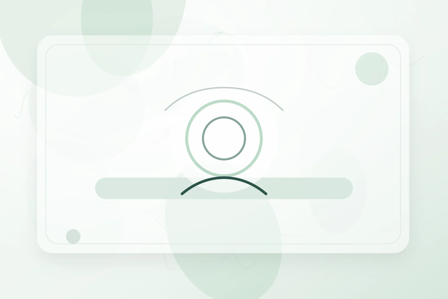 Concentric awareness rings above a quiet practice space, illustrating somatic psychology.