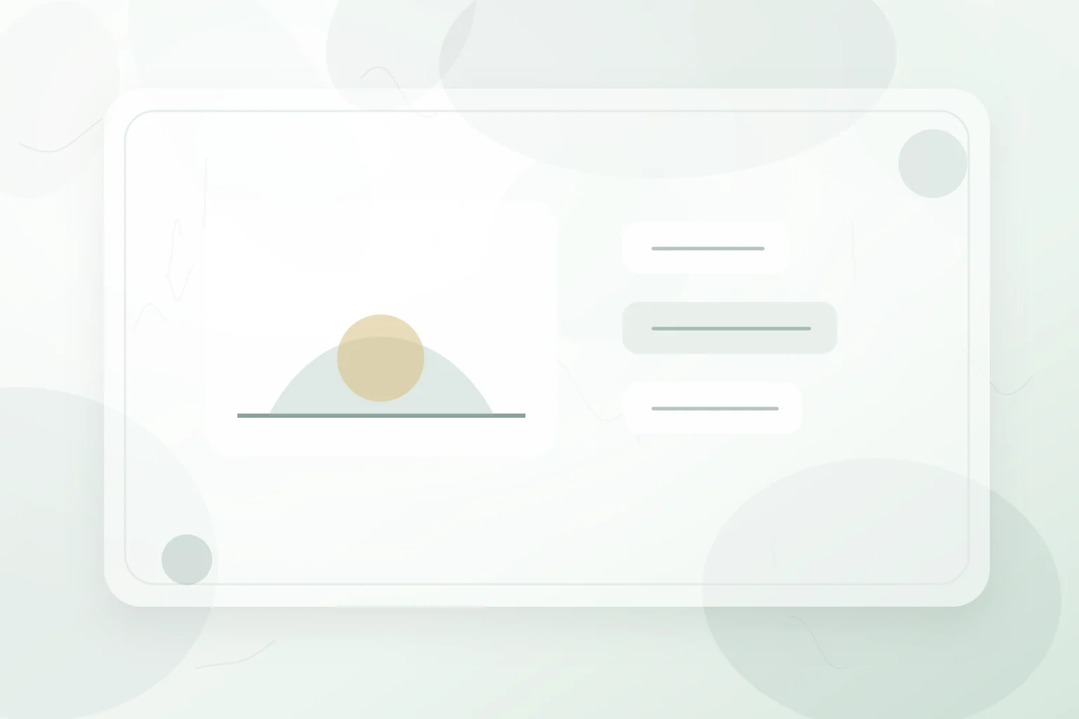 Morning-light routine panels with a gentle sunrise shape, illustrating progressive relaxation for sleep.