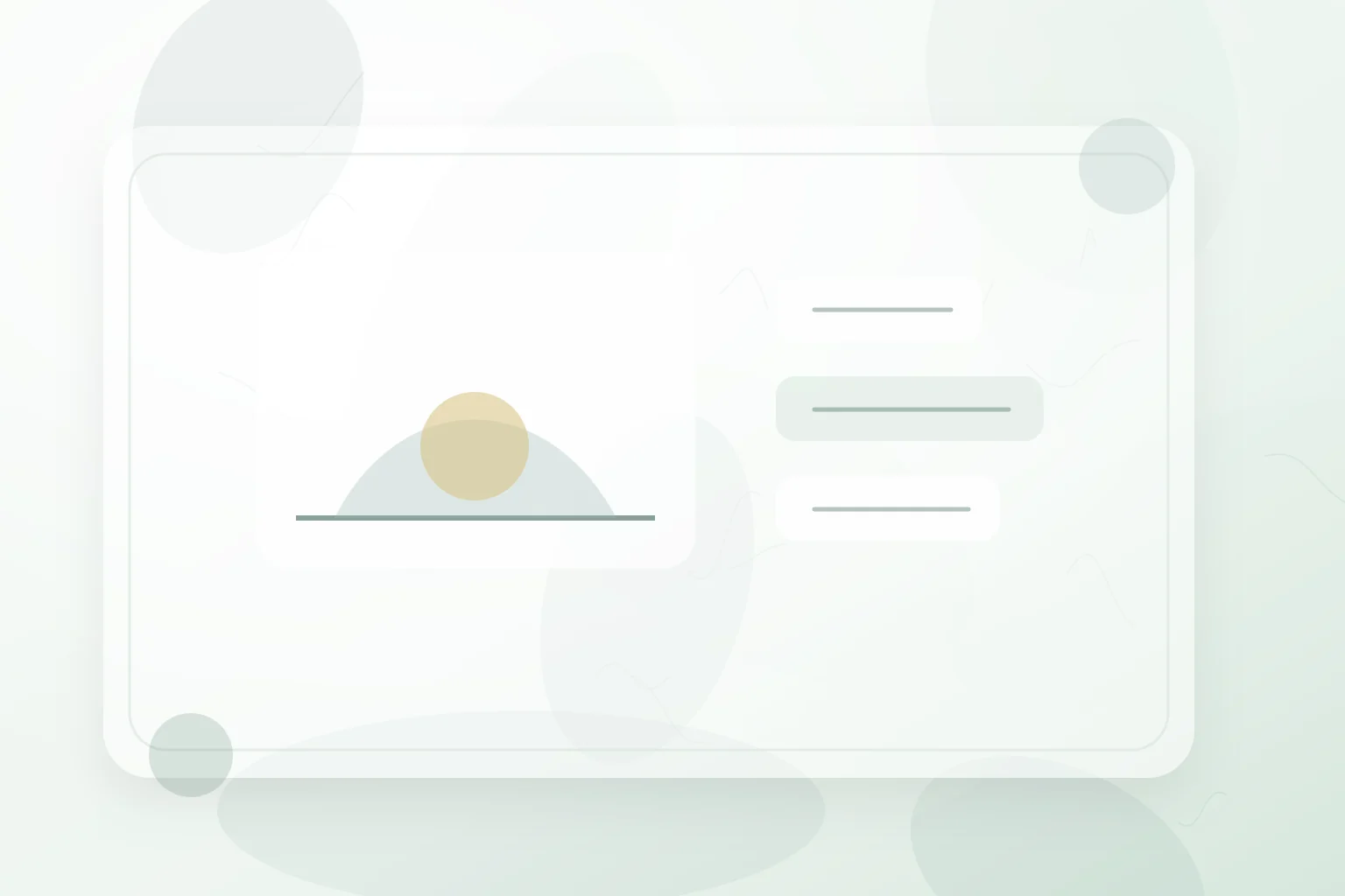 Morning-light routine panels with a gentle sunrise shape, illustrating depression insomnia.