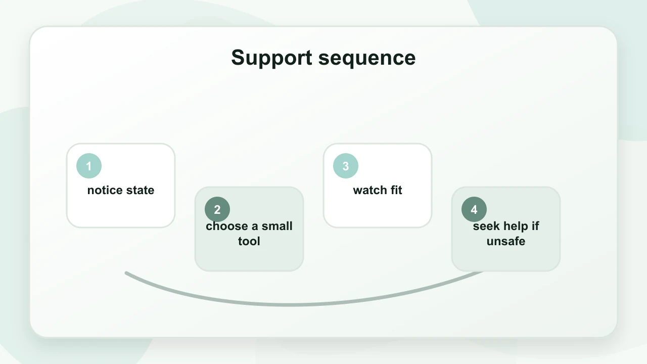 Support sequence for Nervous System Regulation: What Helps, What Doesn’t, and Why
