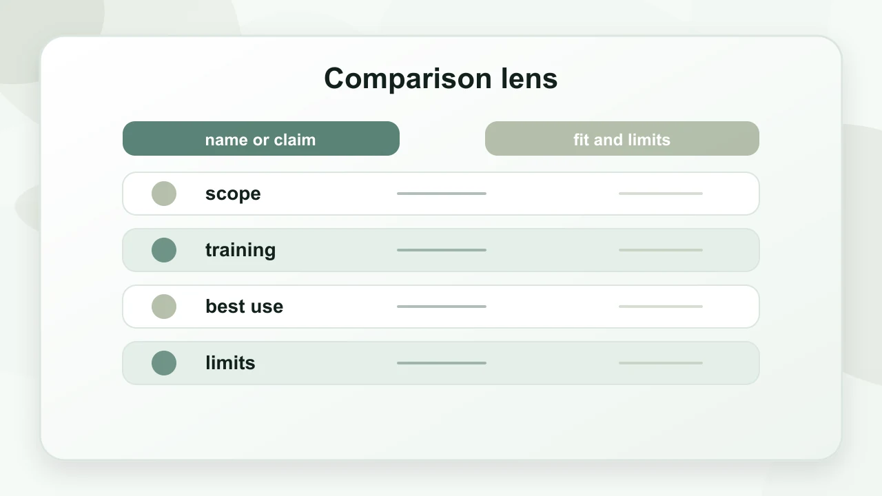 Comparison lens for What Is the Difference Between a Psychologist and a Therapist? A Clear, Practical Explanation
